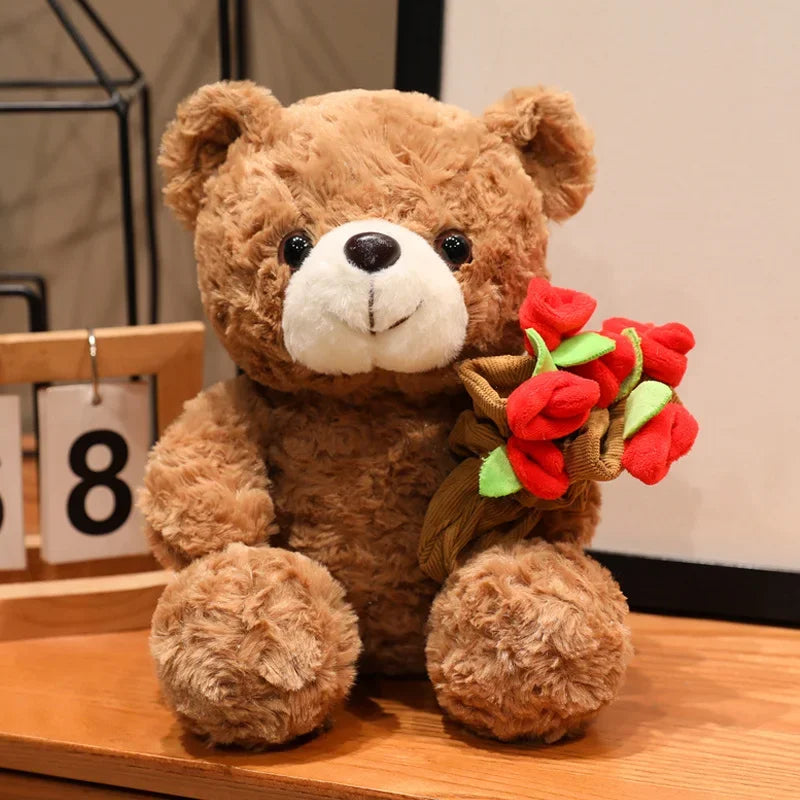 Rose Bear Plush Toy (15cm / 25cm)