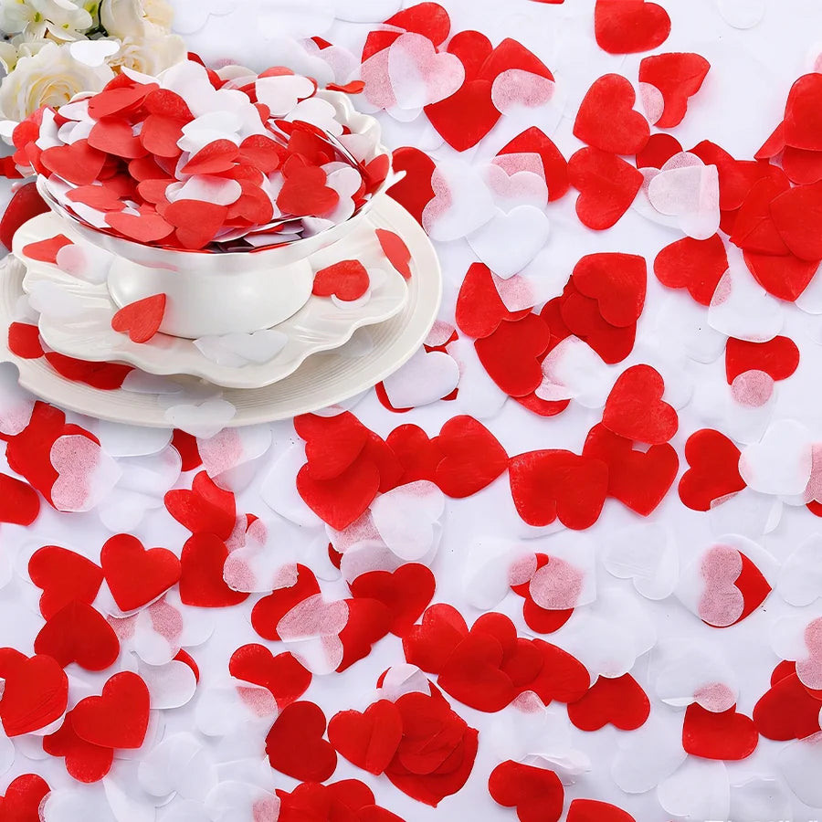 Red Heart Confetti – Valentine’s Party Decor