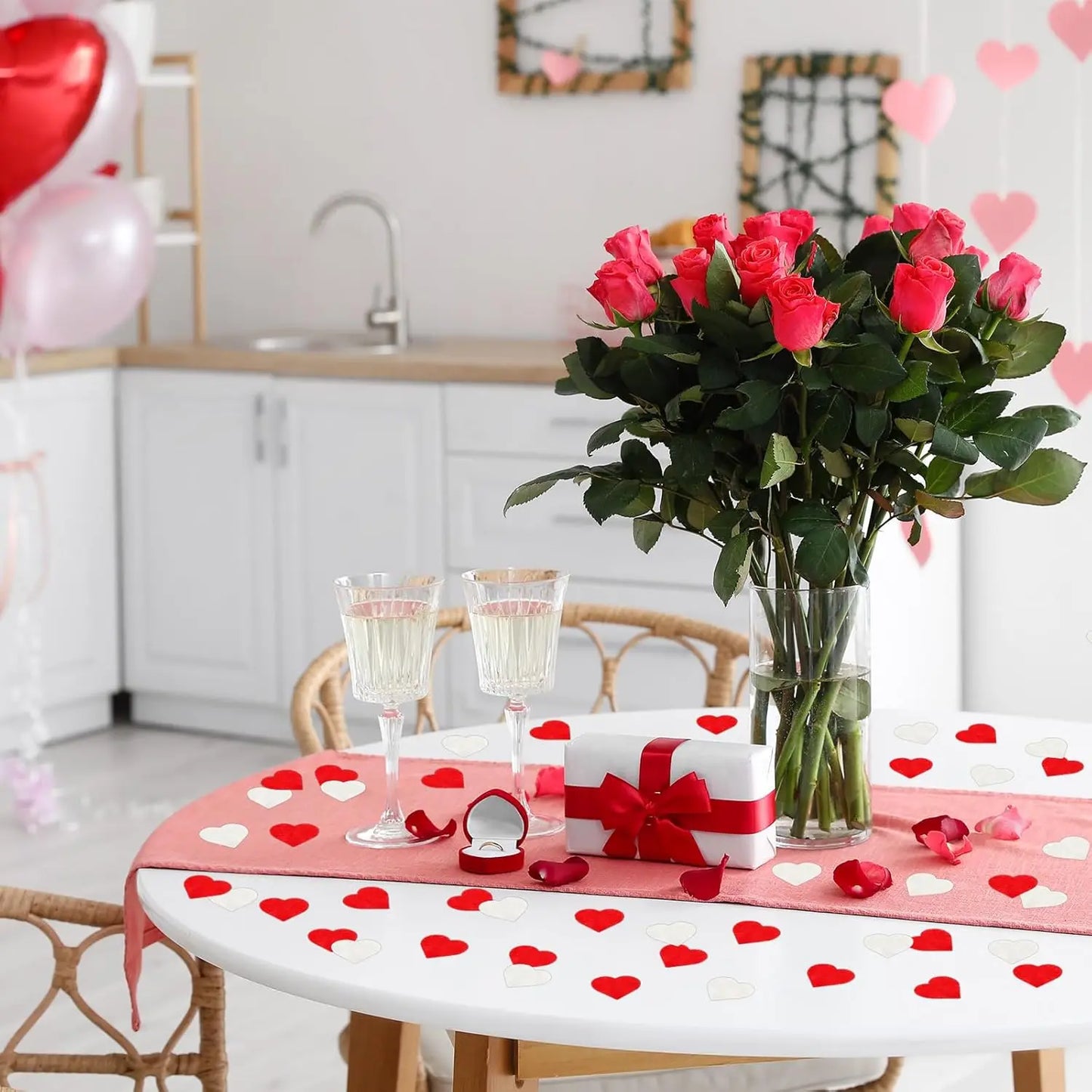Red Heart Confetti – Valentine’s Party Decor