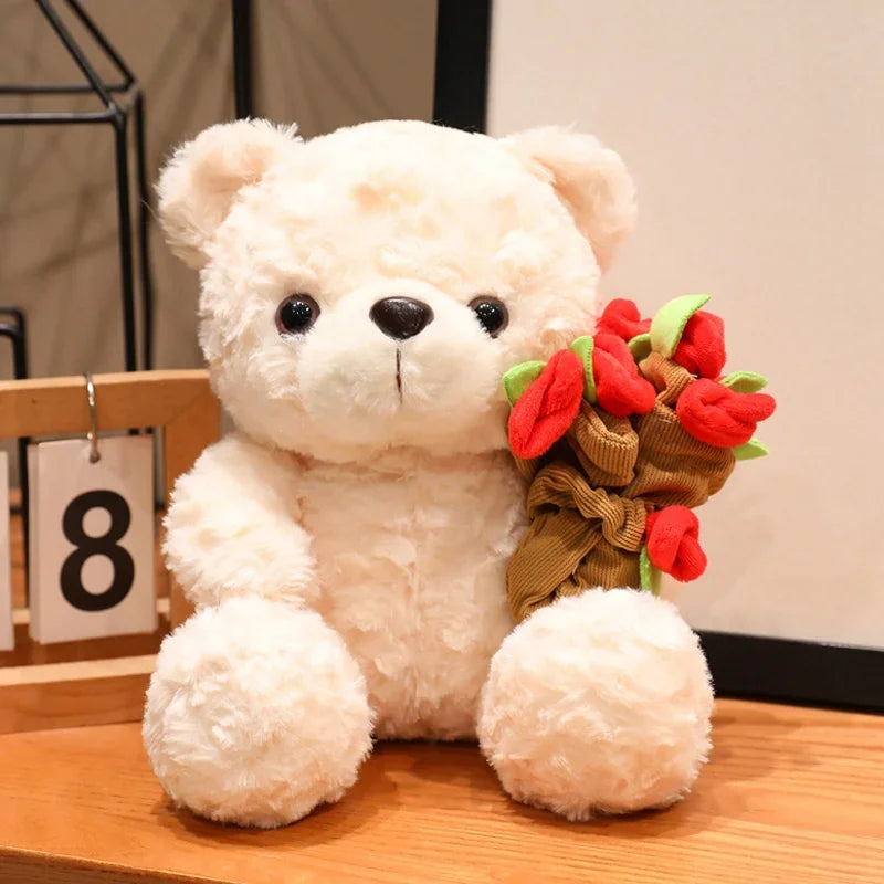 Rose Bear Plush Toy (15cm / 25cm)