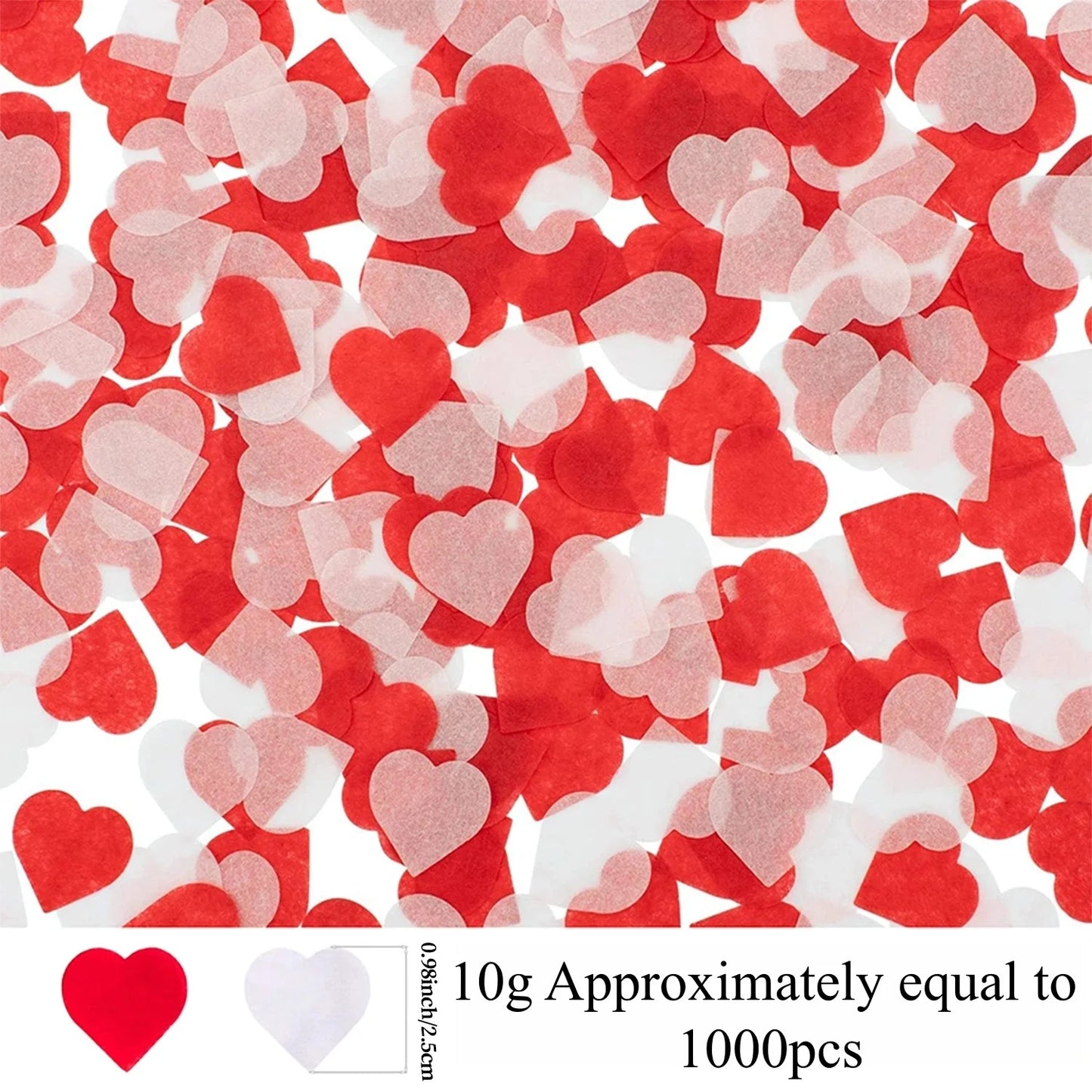 Red Heart Confetti – Valentine’s Party Decor